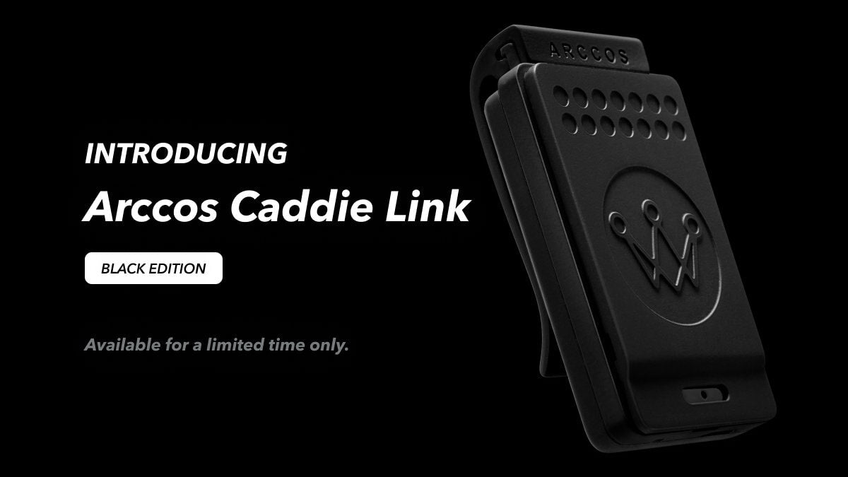 ARCCOS CADDIE LINK ゴルフデバイス Black_Arccos_Caddie_Link_Launc