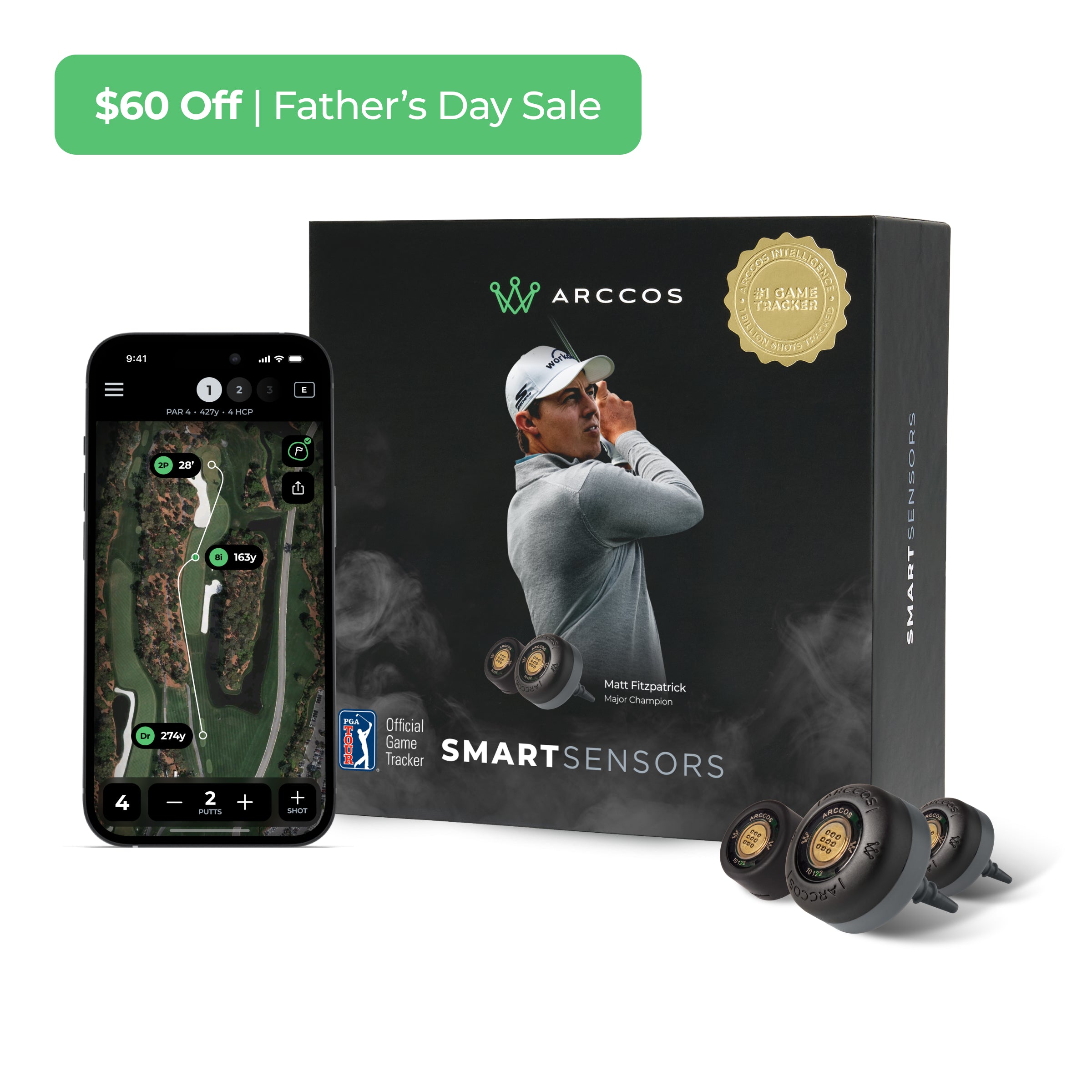 Arccos Smart Sensors - Golf's #1 Game Tracker – Arccos Golf