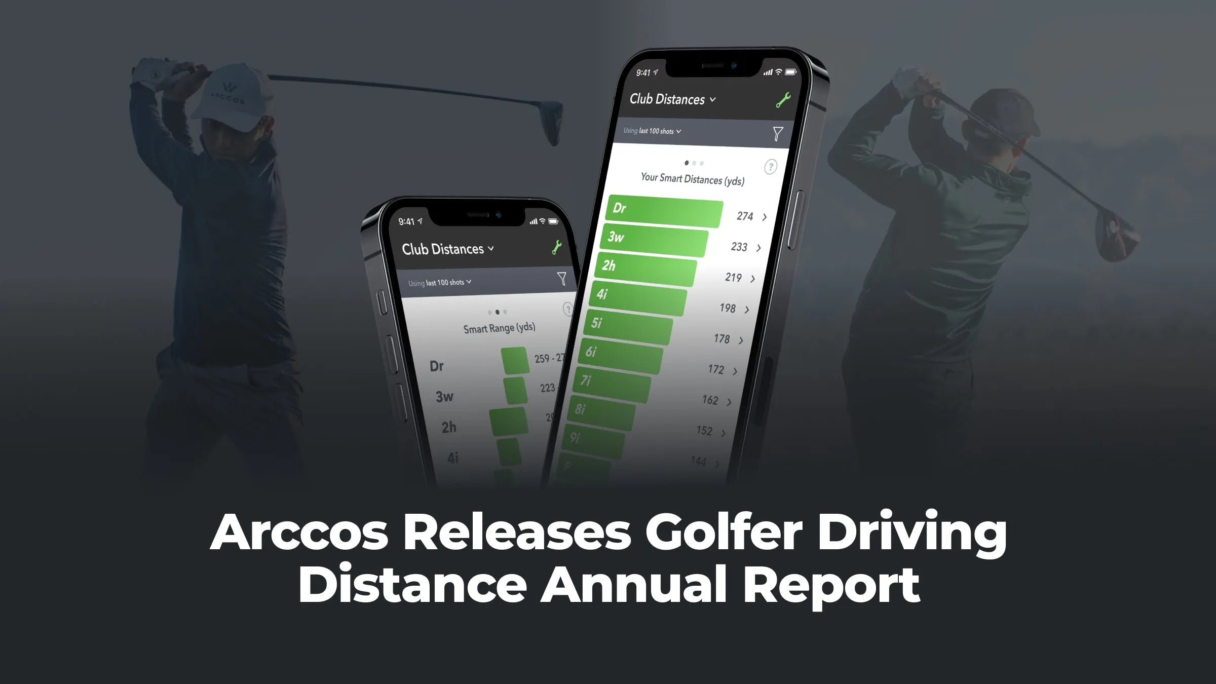 Arccos Releases Golfer Driving Distance Annual Report Featuring the Most Shots Ever Analyzed
