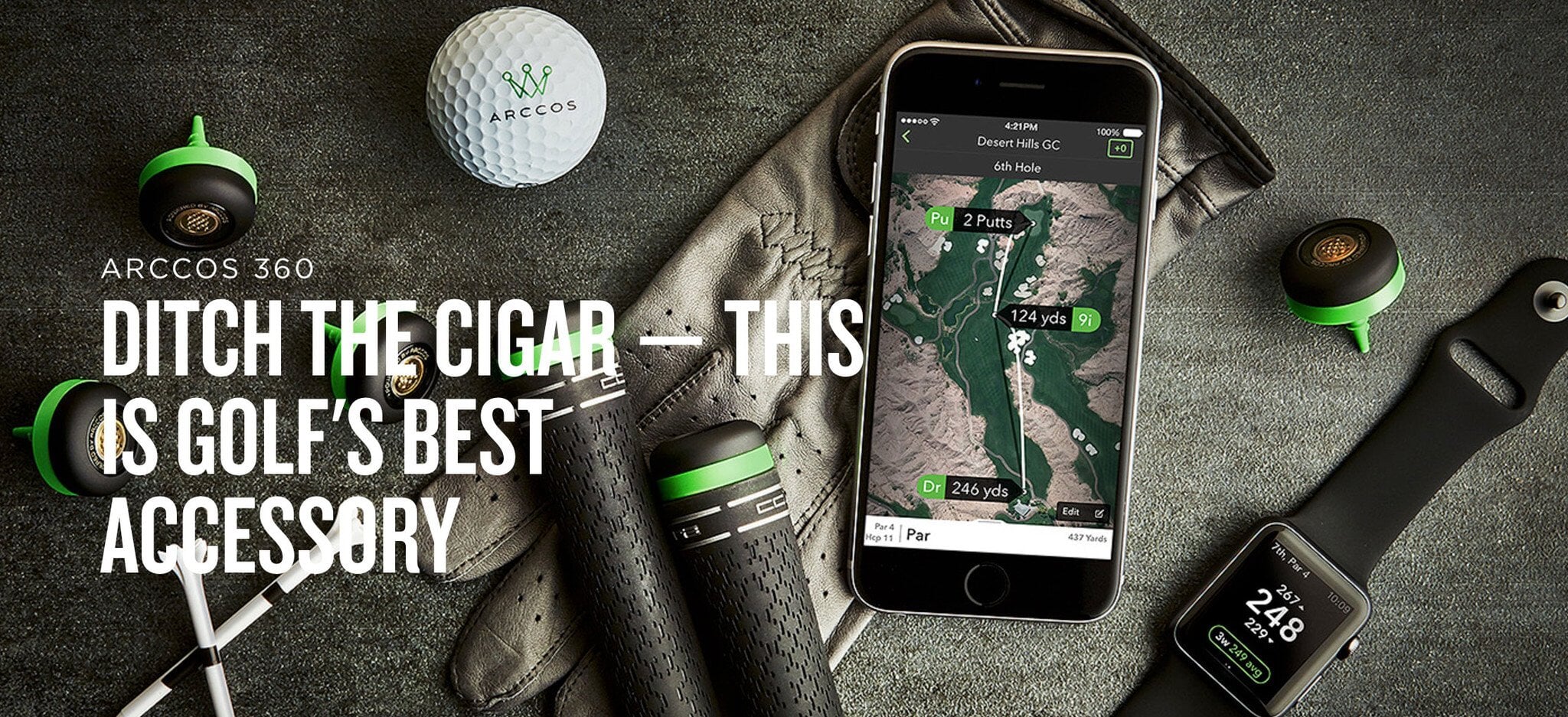Gear Patrol: Ditch the cigar, Arccos 360 is golf's best accessory