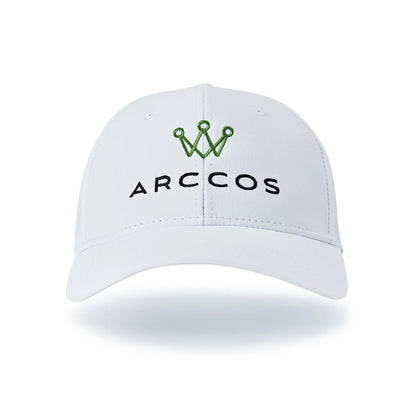 Arccos Performance Tech Hat in White - Front On