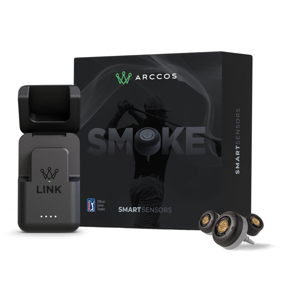 Arccos Starter Bundle Smart Sensors Link Pro Smoke