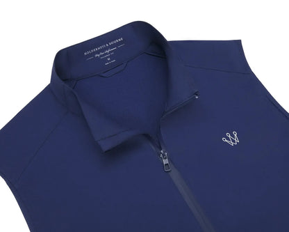 Dark Blue Embroidered Arccos Golf Vest 