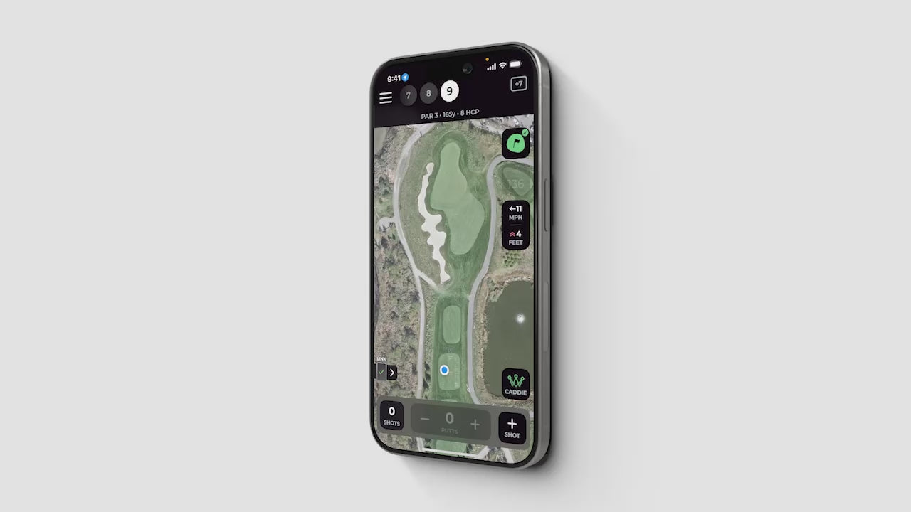 Load video: &lt;p&gt;World’s first A.I powered rangefinder that provides real-time yardage adjustments for wind speed/direction, slope, temperature, humidity &amp; altitude, personalized to you.&lt;/p&gt;